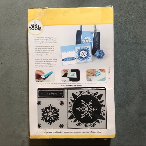 EK stamp and punch set - winter snowflake - Picture 3 of 7